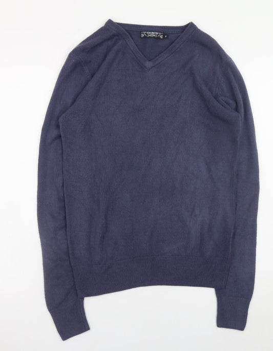 Kensington Dockside Men's Blue V-Neck Pullover Jumper M