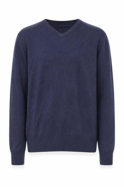 Kensington Dockside Men's Blue V-Neck Pullover Jumper M