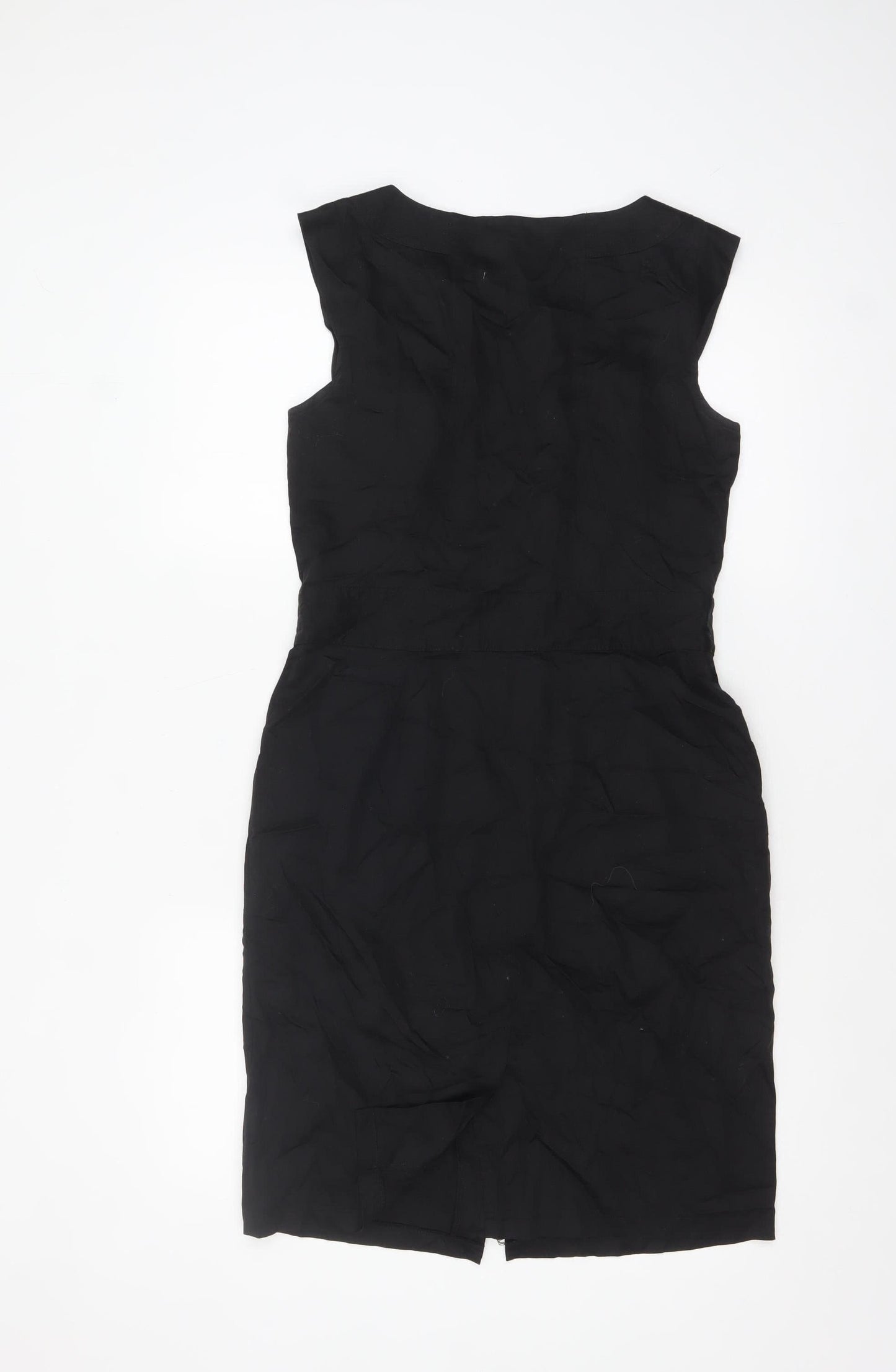 Marks and Spencer Women’s Black Zip Sheath Dress Size 8