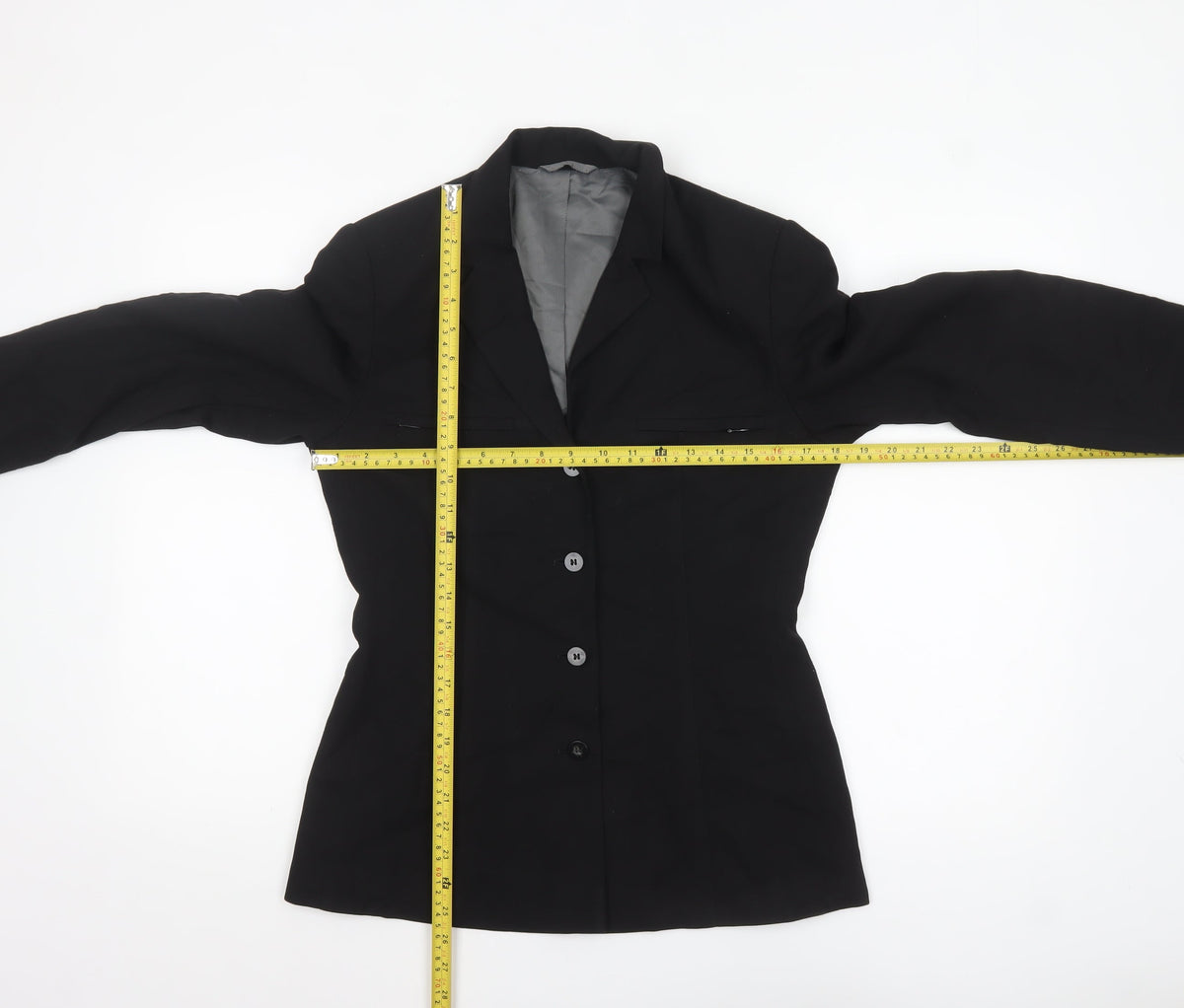 Next Women Black Classic Single-Breasted Blazer UK 8