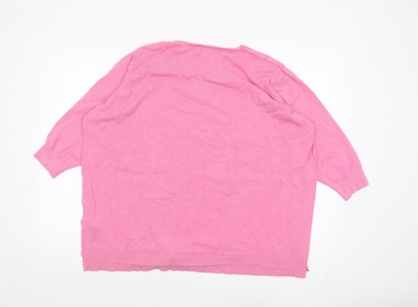 JD Williams Women Pink Plus Size 28 Knit Pullover Jumper