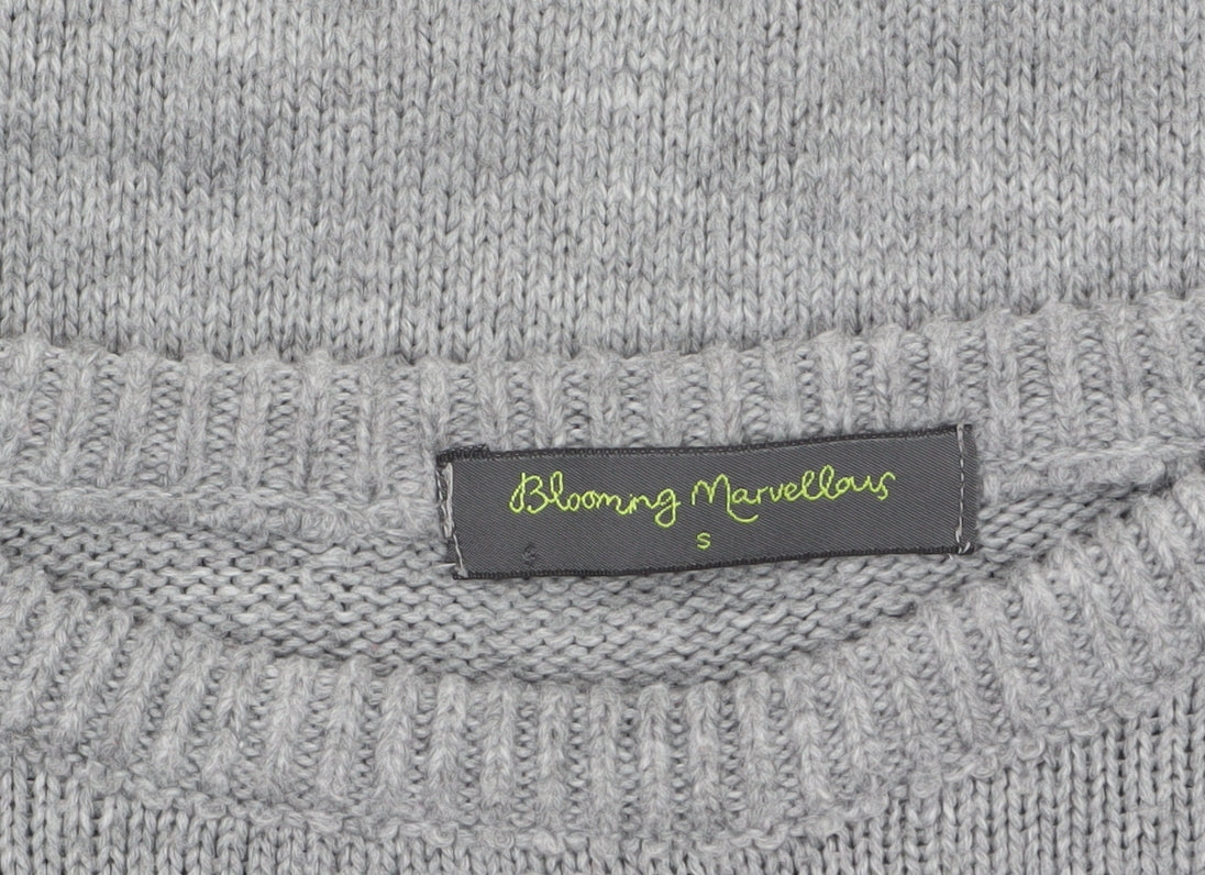 Blooming Marvellous Women Grey Sequin Christmas Jumper Size S