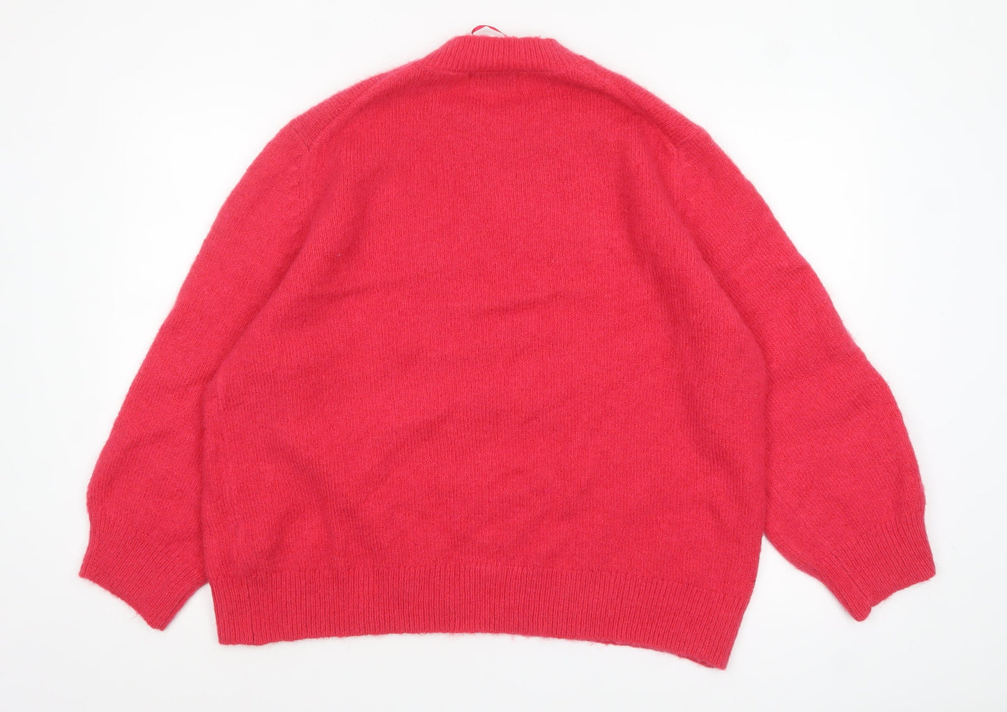 Primark Rita Ora Women’s Pink Wool Blend Crew Neck Jumper Size S