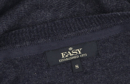 Additional view of Easy Men's Blue V-Neck Acrylic jumper, size S
