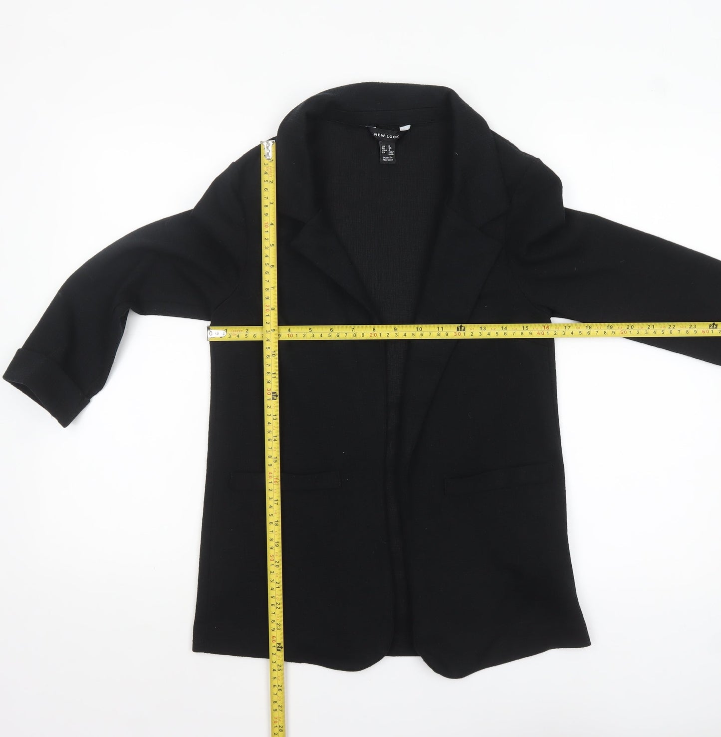 New Look Women's Black Size 8 Classic Single-Breasted Blazer