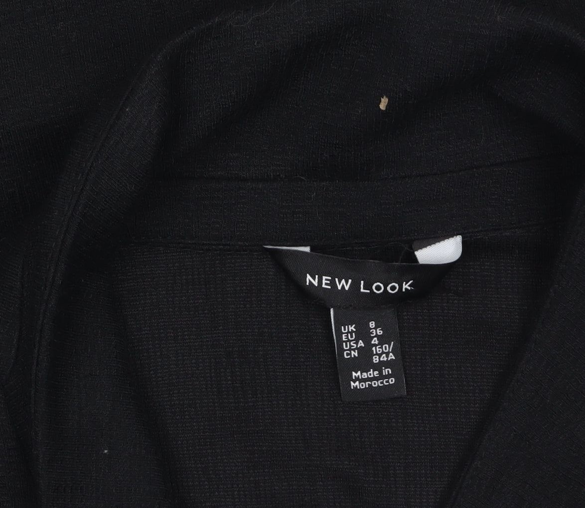 New Look Women's Black Size 8 Classic Single-Breasted Blazer
