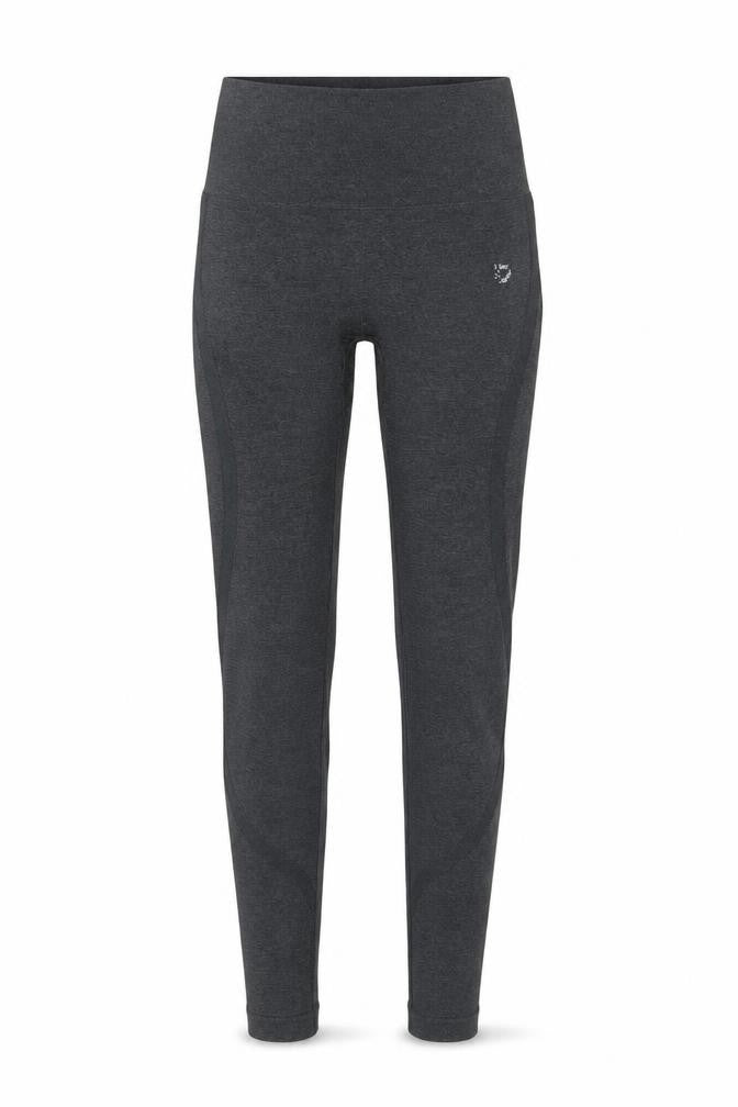 Blu Womens Black Seamless Leggings S Compression Activewear