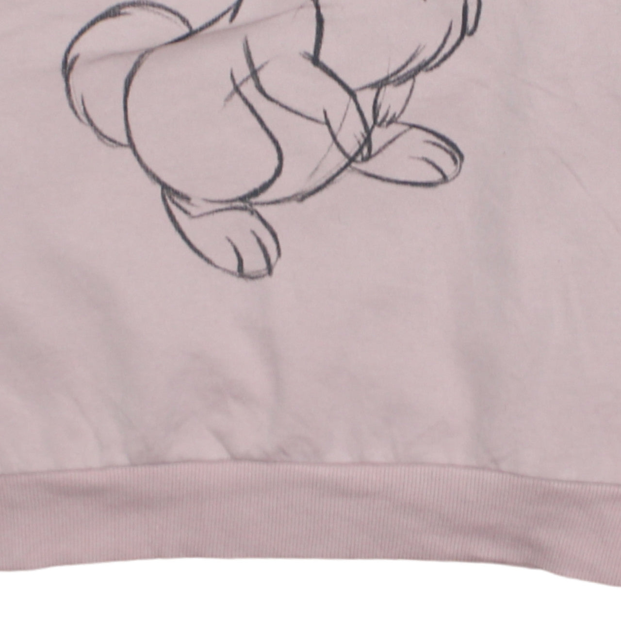 Disney Women Pink Thumper Sweatshirt UK 12/14 Medium Pullover
