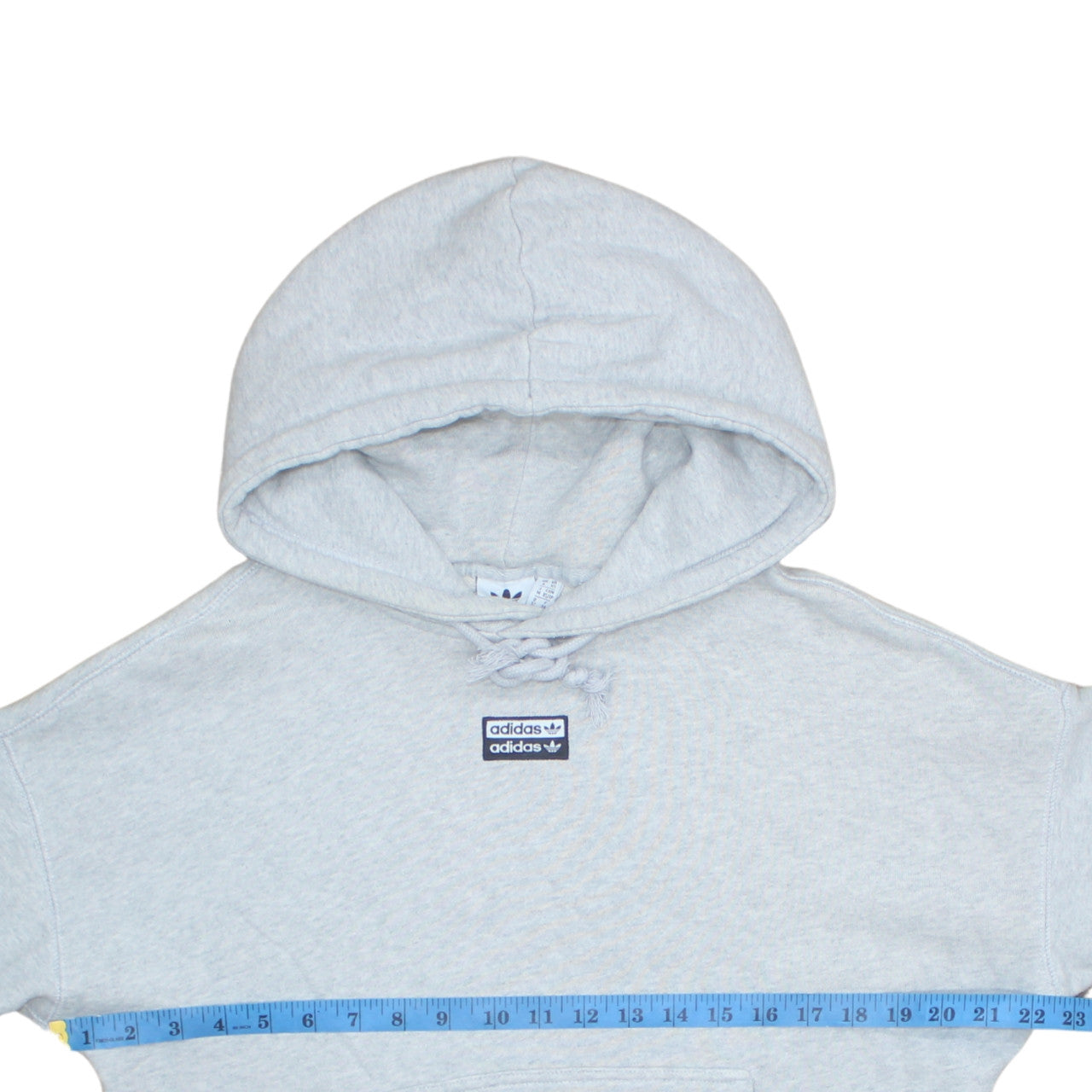 Adidas Women’s Grey Hooded Pullover Hoodie XS UK 6 Cotton Blend
