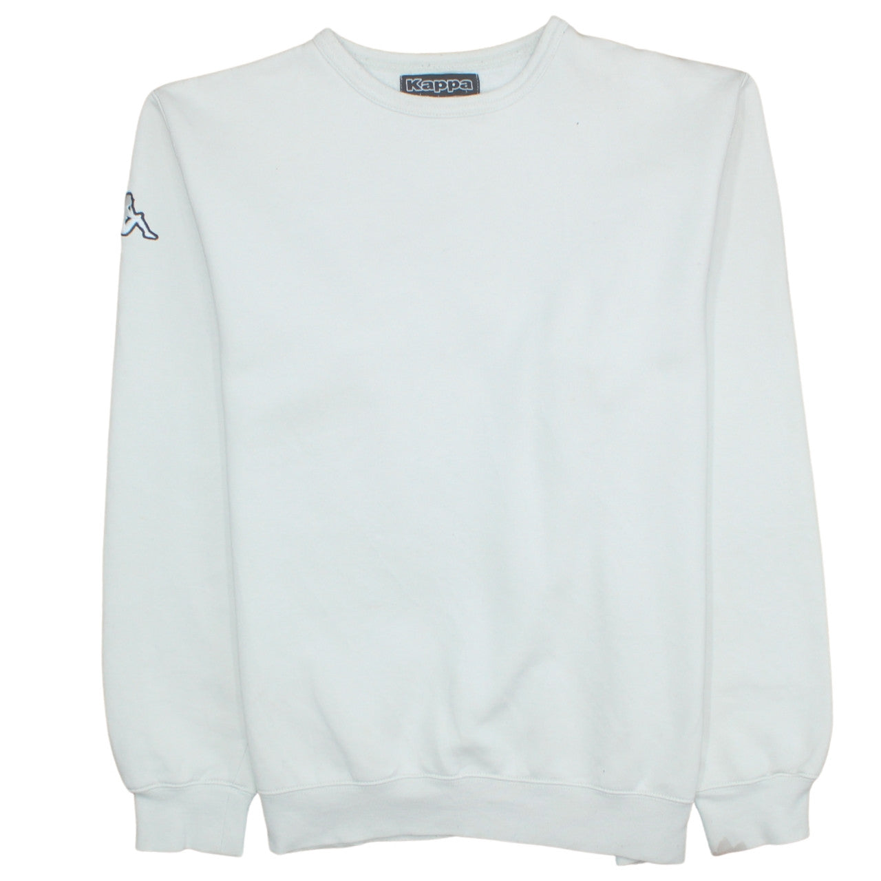 Kappa Men's White Large Crew Neck Pullover Sweatshirt