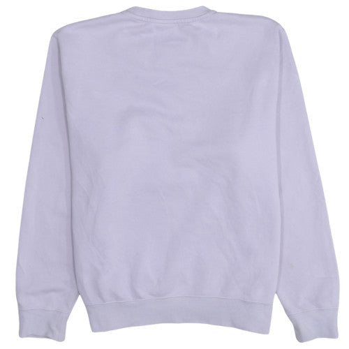 Nike Women’s Lilac Crew Neck Pullover Sweatshirt Medium Cotton Blend