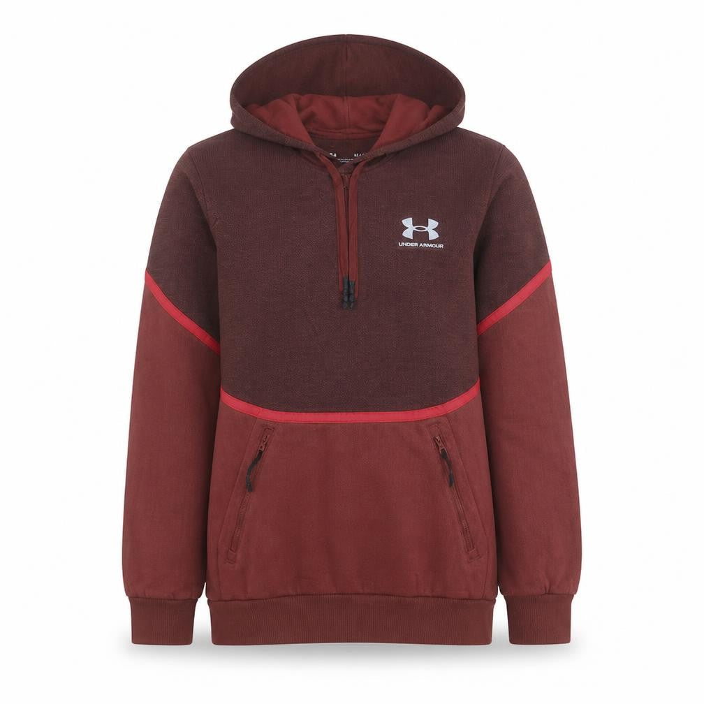 Under Armour Womens Brown ColdGear Pullover Hoodie Size S