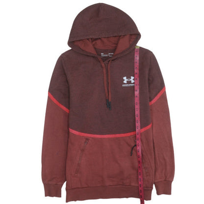 Under Armour Womens Brown ColdGear Pullover Hoodie Size S