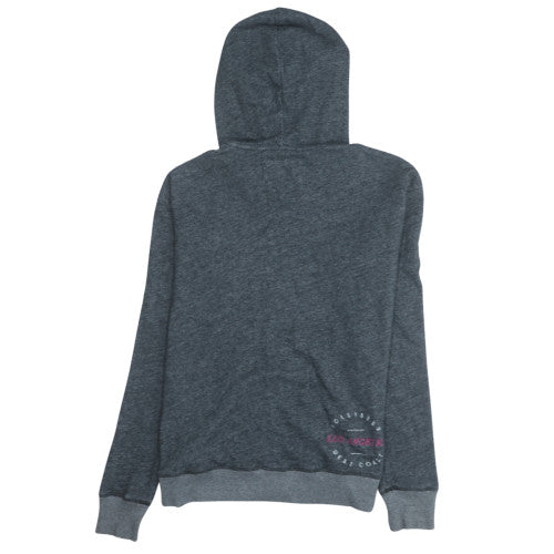 Hollister Women’s Charcoal Grey Pullover Hoodie Medium Cotton Blend