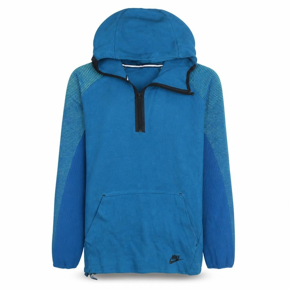 Nike Men's Blue 1/2 Zip Hoodie Size M Regular Fit
