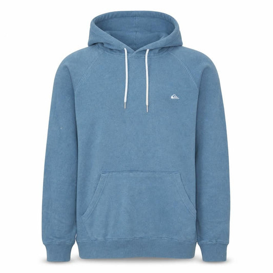 Quiksilver Men's Blue Pullover Hoodie Size S Regular Fit Fleece