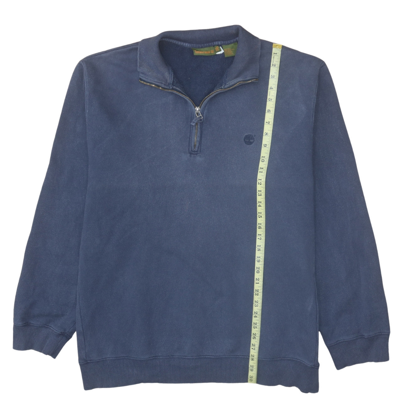 Timberland Men’s Blue 1/4 Zip Fleece Sweatshirt 2XL Regular Fit