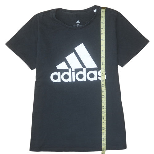 Adidas Women's Black 1X Plus Size Basic Cotton T-Shirt
