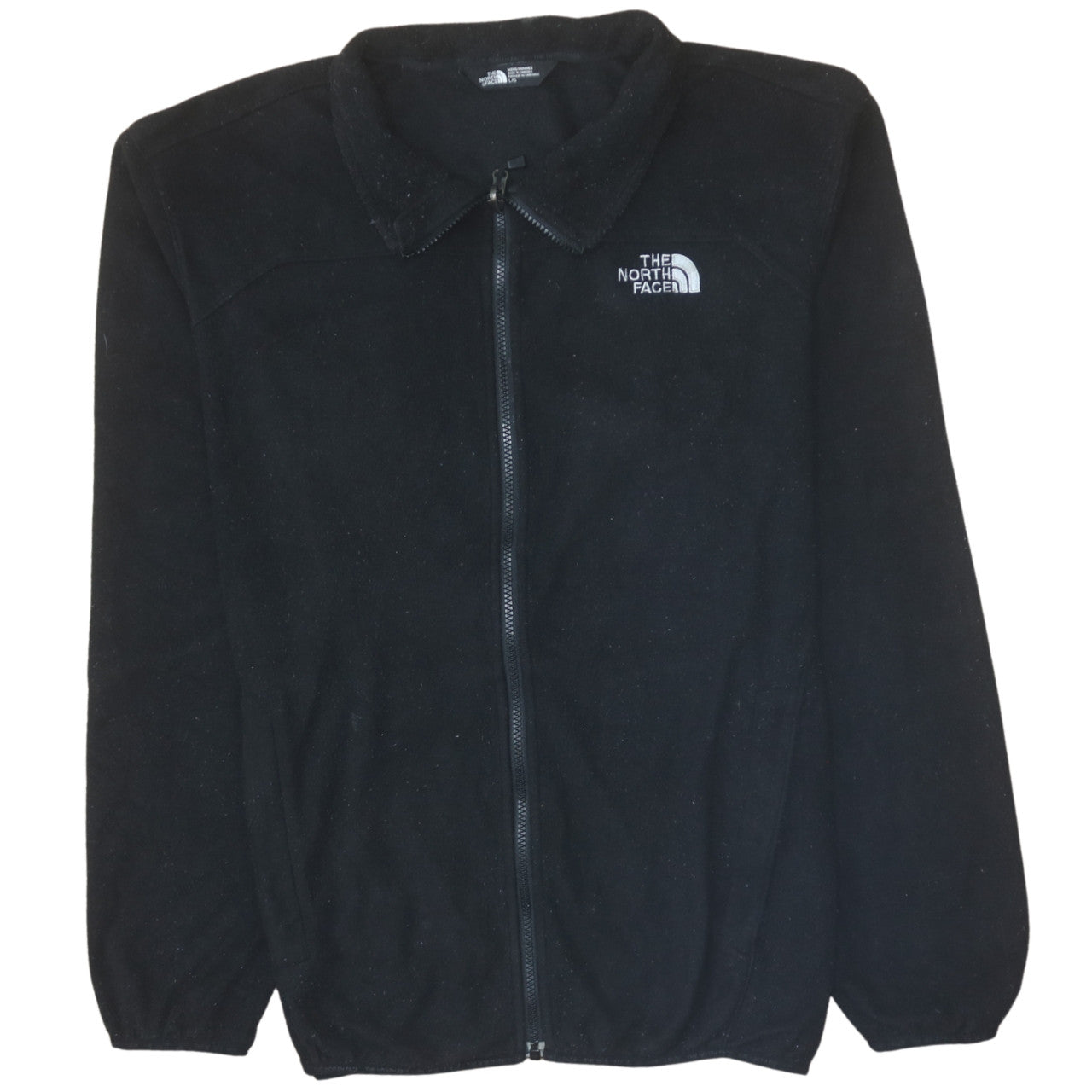 The North Face Men's Black Fleece Full Zip Jacket Size L