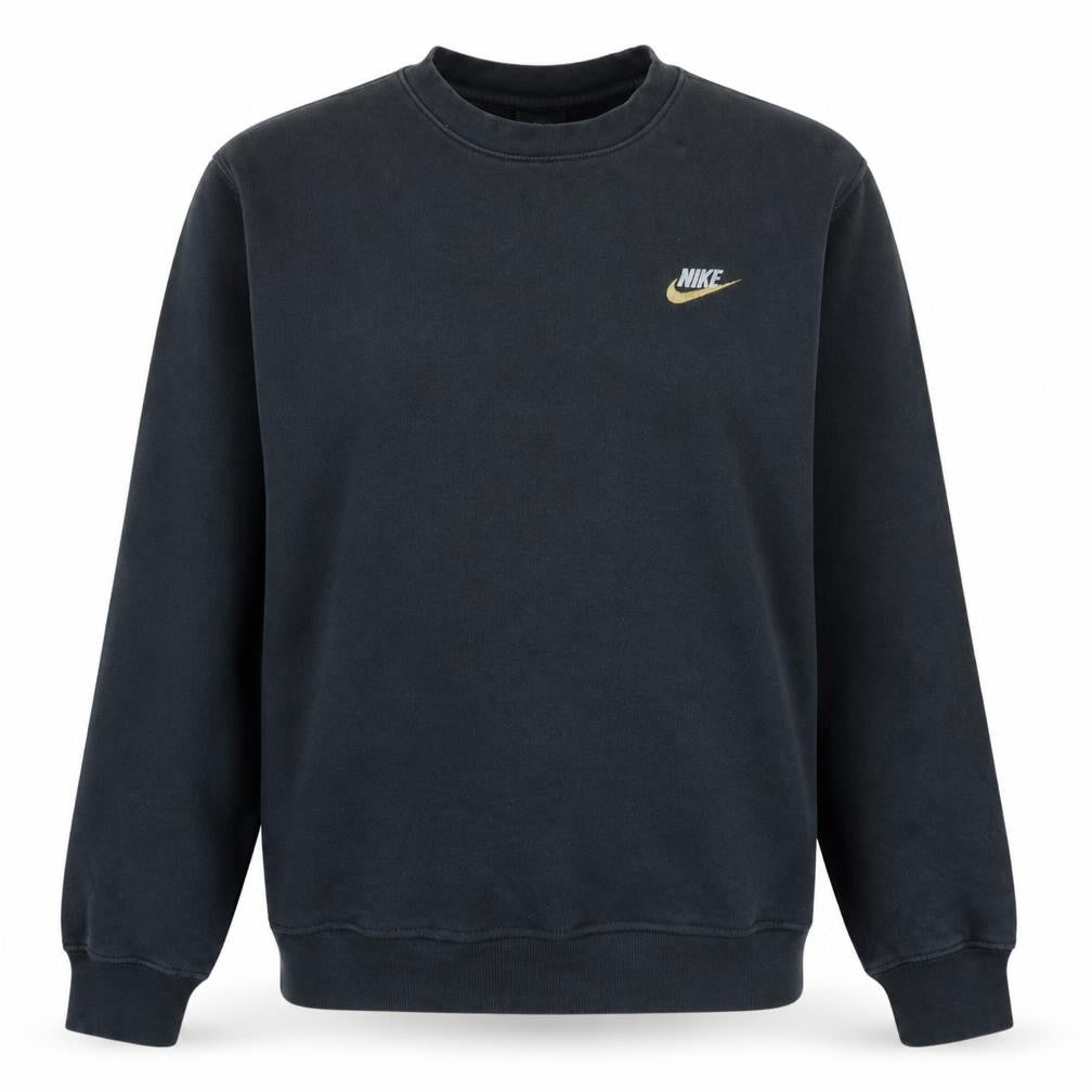 Nike Women Black Small Crew Neck Pullover Sweatshirt