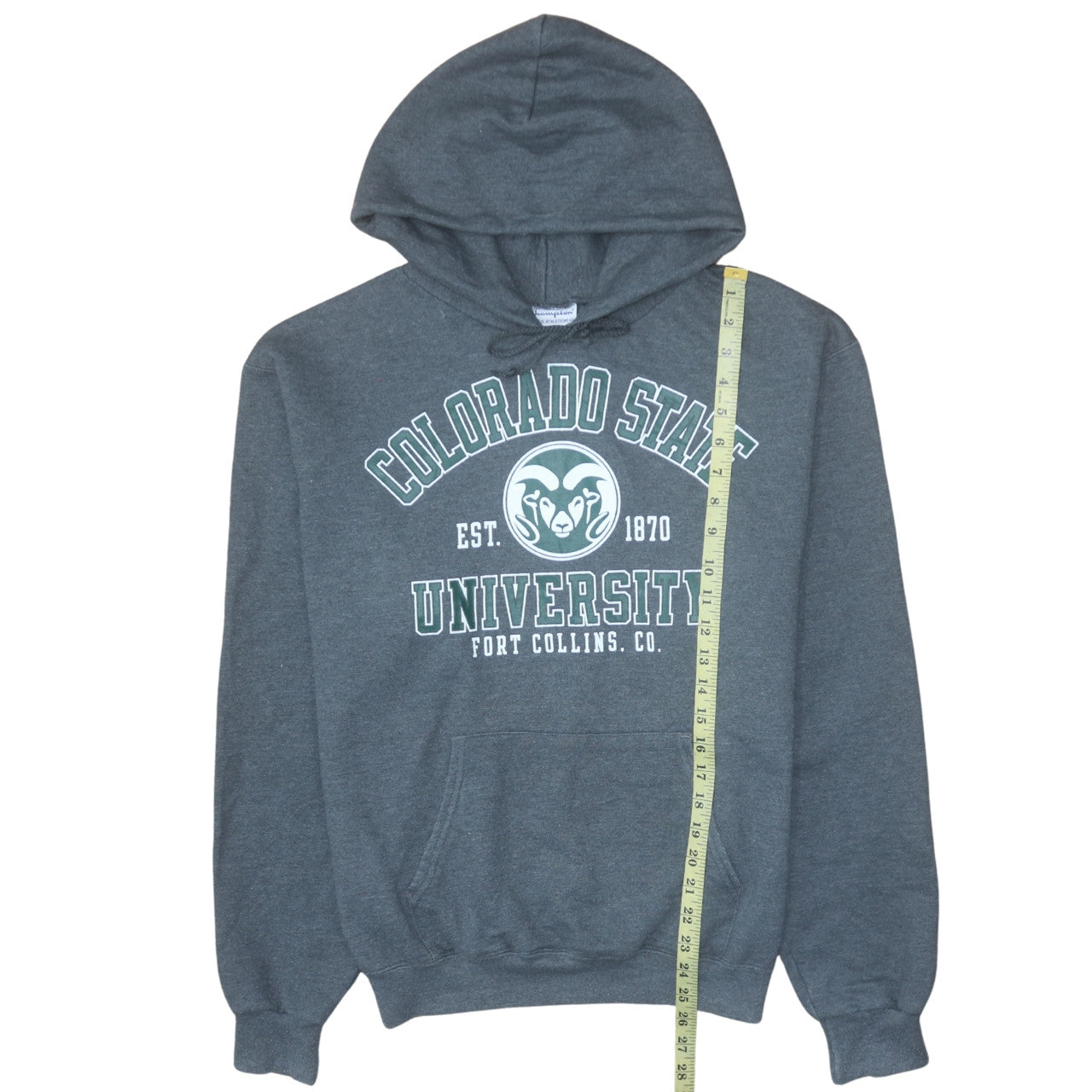 Champion Men's Grey Colorado State University Pullover Hoodie M
