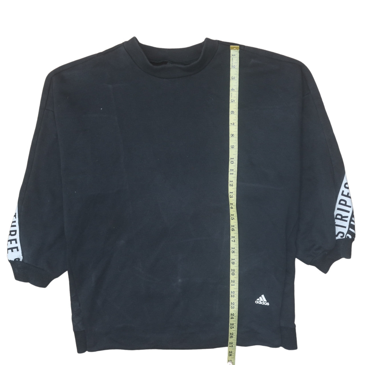 Adidas Women's Black XL Pullover Sweatshirt Crew Neck Logo Sportswear