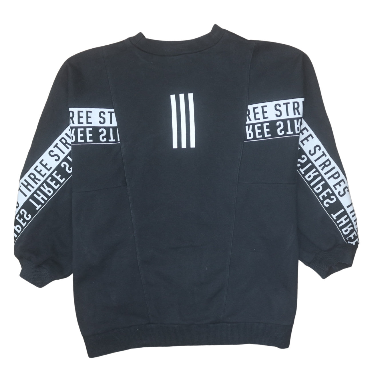 Adidas Women's Black XL Pullover Sweatshirt Crew Neck Logo Sportswear