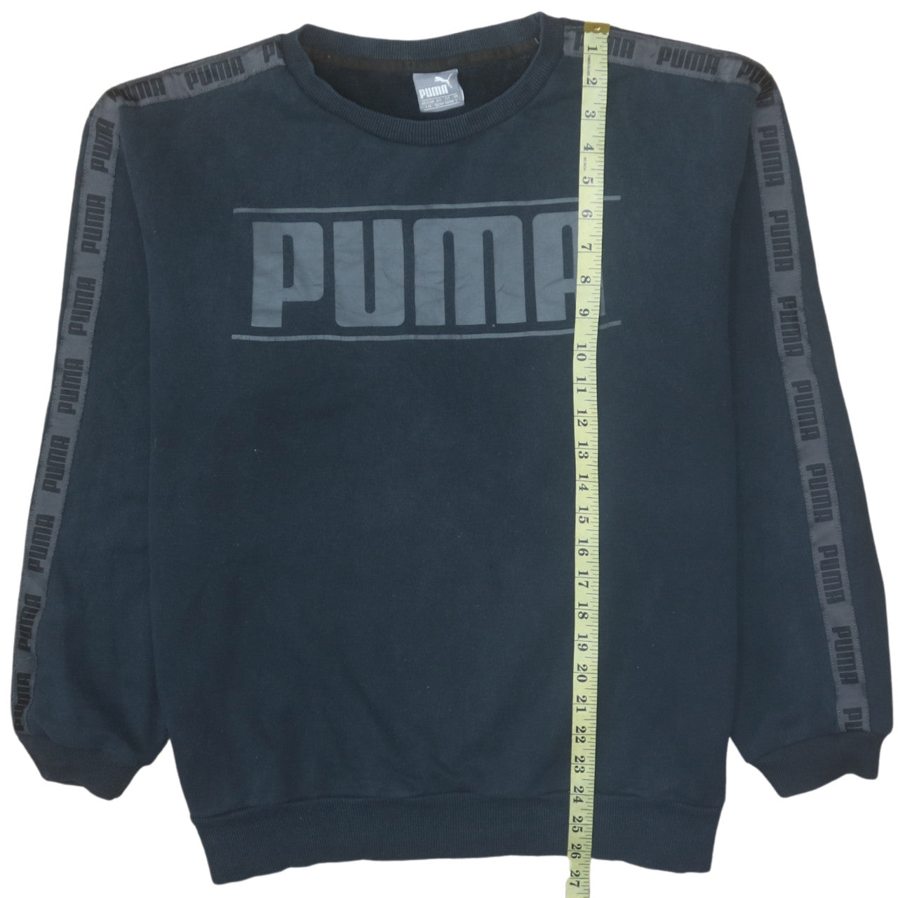 Puma Men's Black Logo Pullover Sweatshirt Size L