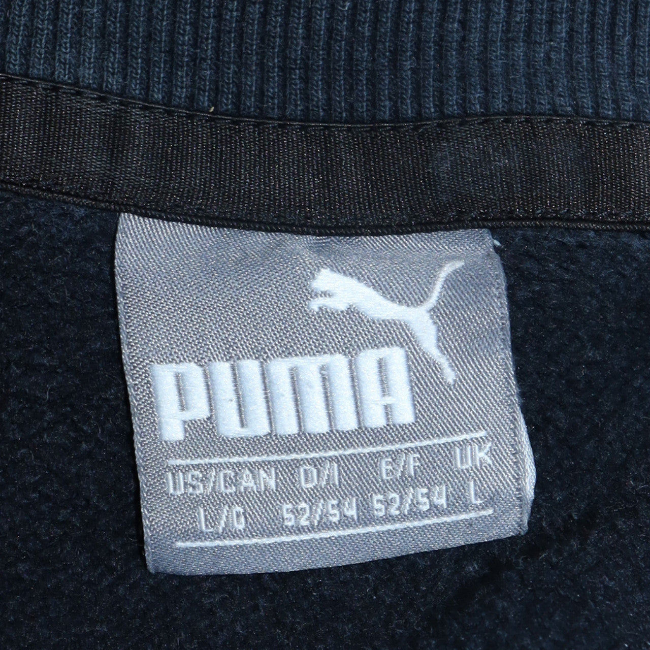 Puma Men's Black Logo Pullover Sweatshirt Size L