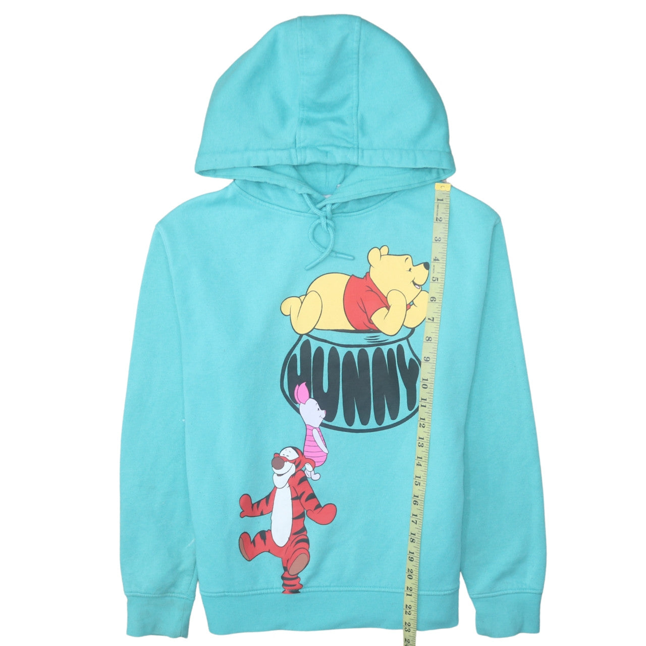 Disney Primark Women’s Blue Hoodie XS Winnie the Pooh Graphic Pullover