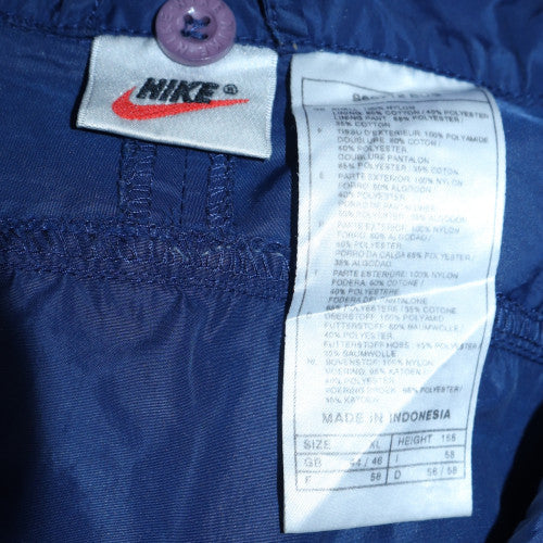 Nike Men's Blue Track Jacket L Nylon Windbreaker Sportswear