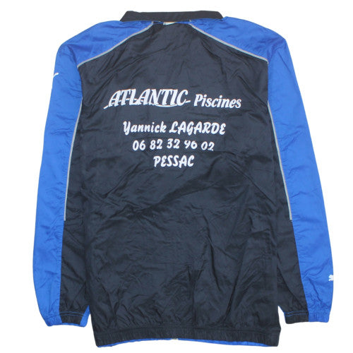 Puma Boys Blue Football Track Jacket 12-13 Years Full Zip Lightweight
