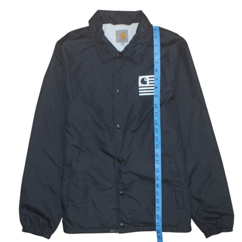 Carhartt Men's Black Nylon State Coach Jacket Size S
