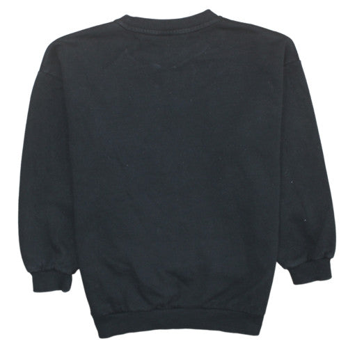 Nike Girls Black Gold Logo XL Sweatshirt Crew Neck Pullover