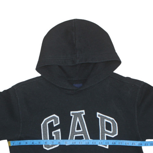 GAP Boys Black XL Pullover Fleece Logo Hoodie