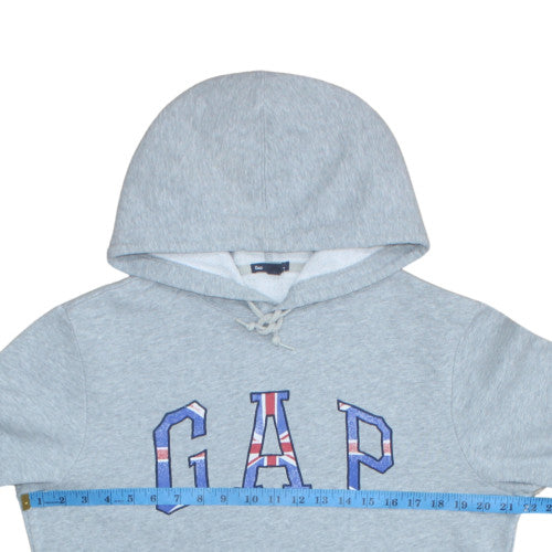 GAP Womens Grey Pullover Hoodie XS Cotton Blend Casual