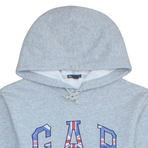 GAP Womens Grey Pullover Hoodie XS Cotton Blend Casual