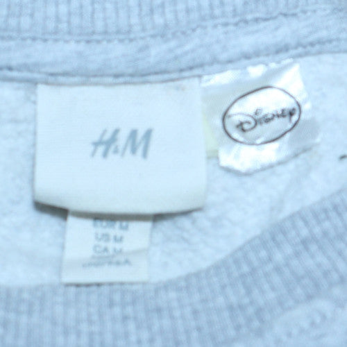 H&M Disney Women Grey Mickey Mouse Pullover Sweatshirt M