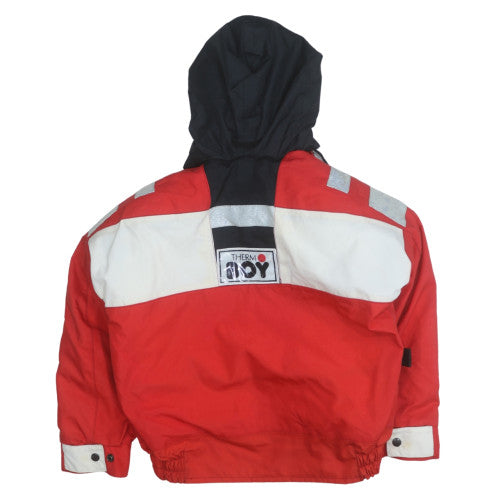 Thermo Boy Women's Red XS Ski Jacket Hooded Insulated Waterproof Winter Coat