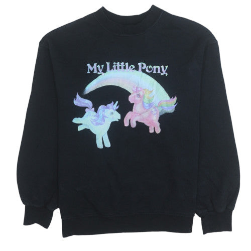 H&M Divided Women's Black My Little Pony Sweatshirt Size 8