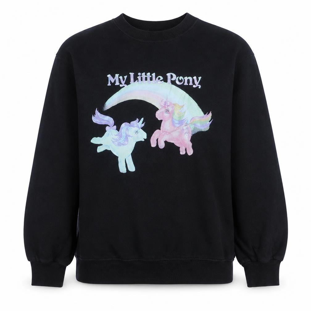 H&M Divided Women's Black My Little Pony Sweatshirt Size 8