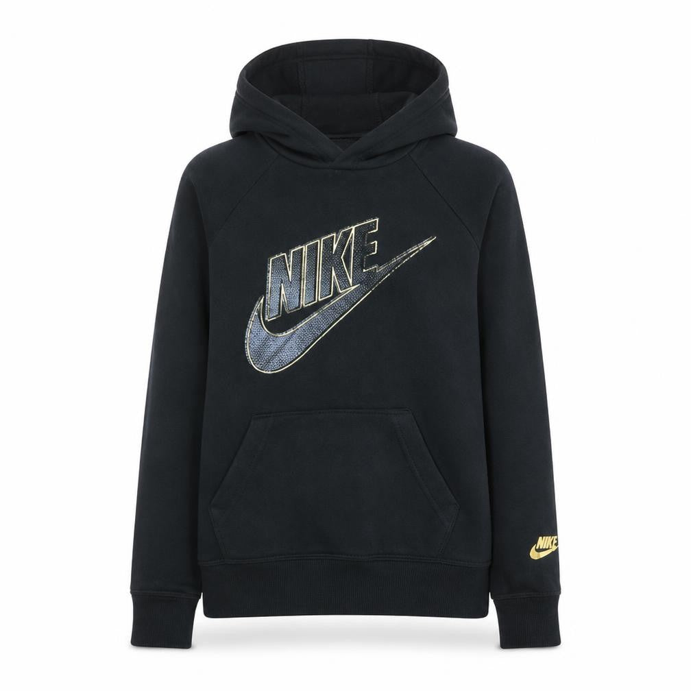 Nike Women's Black XS Pullover Hoodie with Gold Logo