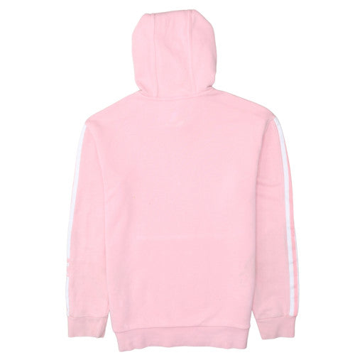 Adidas Girls Pink Hooded Pullover Sweatshirt 12-13 Years Classic Logo