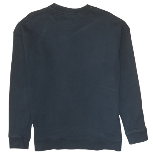 Adidas Womens Black Crew Neck Pullover Sweatshirt Size 10
