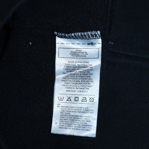 Adidas Womens Black Crew Neck Pullover Sweatshirt Size 10