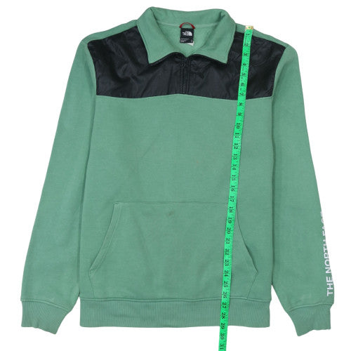 The North Face Men's Green XL 1/4 Zip Pullover Sweatshirt