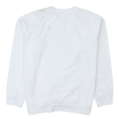Levi's Men's White Logo Crew Neck Pullover Sweatshirt M
