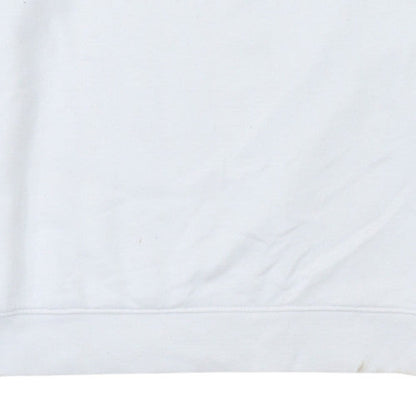 Levi's Men's White Logo Crew Neck Pullover Sweatshirt M