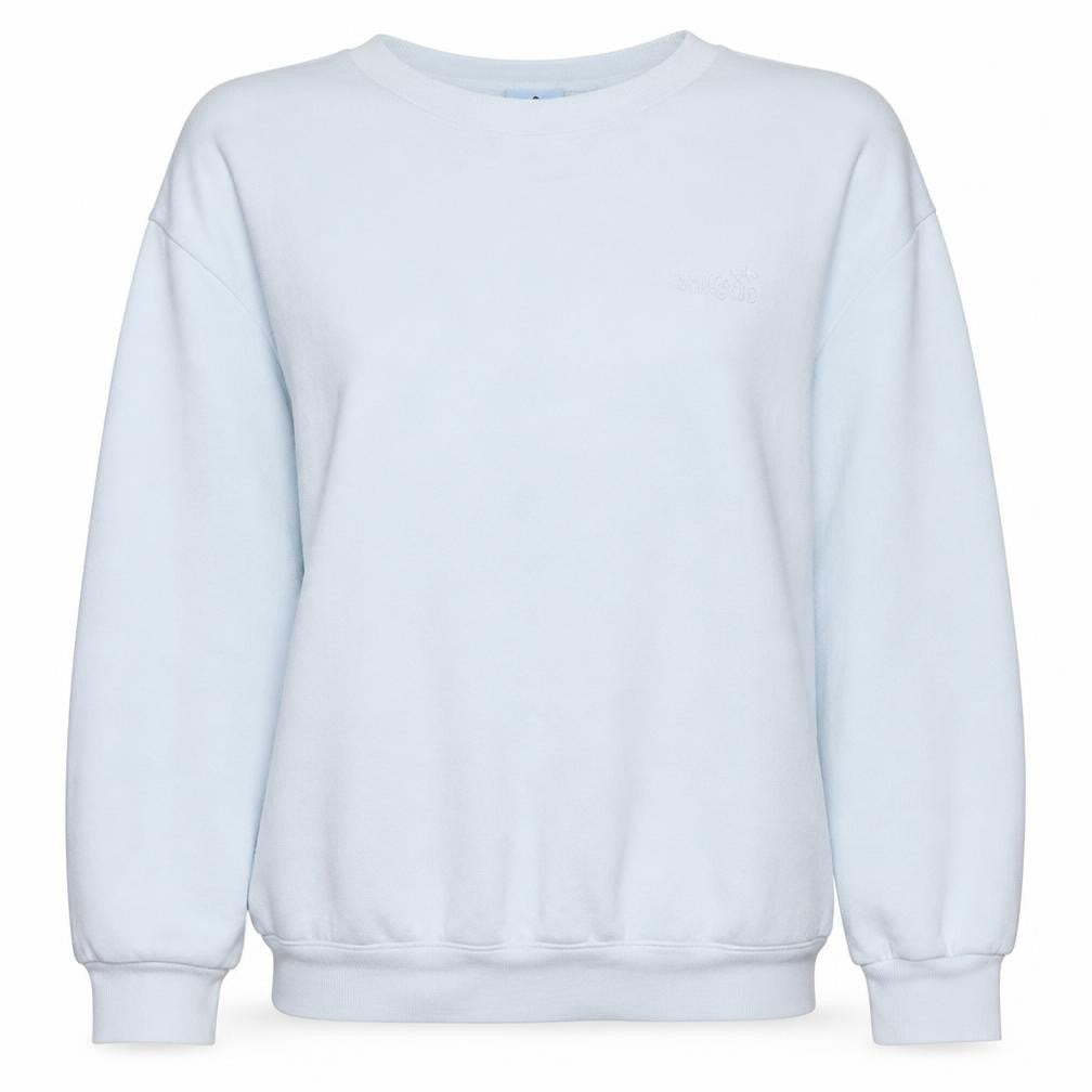 Adidas Women White Crew Neck Pullover Sweatshirt Size 10