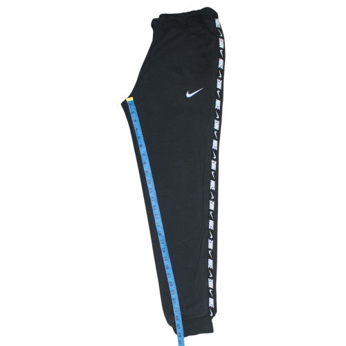 Nike Womens Black Jogger Sweatpants Size S Elastic Waist Fleece Logo Trousers